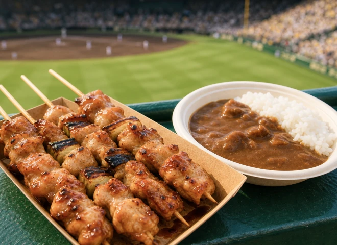 Koshien curry and yakitori